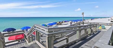 Accommodatie ligt op het strand