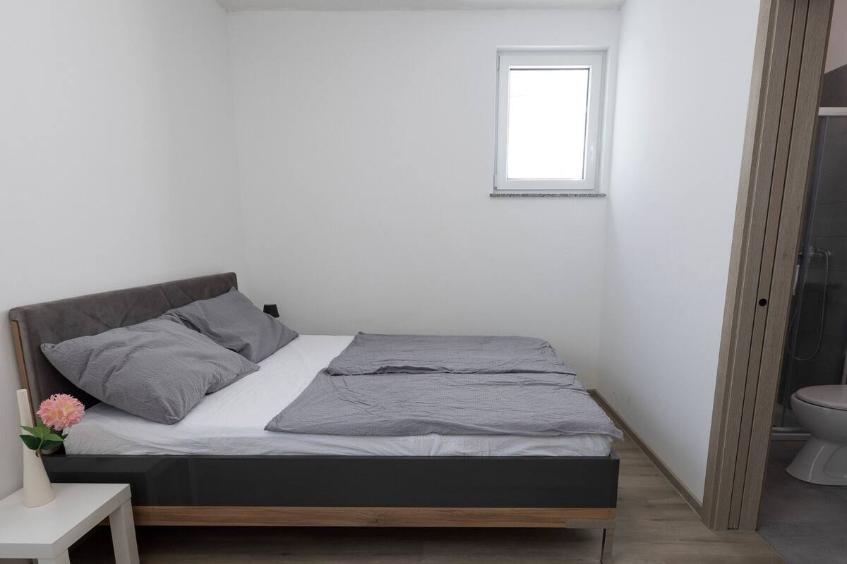 Economy dubbelrum - 1 queensize-sÀng - icke-rökare - privat badrum | 2 sovrum, skrivbord och gratis wi-fi