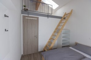 Attic Two Bedroom with Balcony | Desk, free WiFi