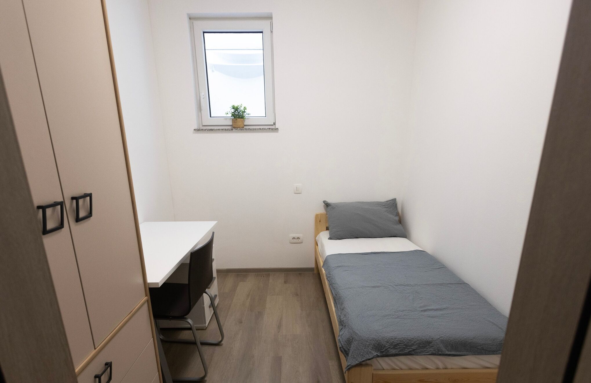 Economy enkelrum - 1 enkelsäng - icke-rökare - delat badrum | Skrivbord och gratis wi-fi