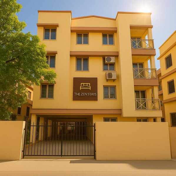 Façade de l’hébergement