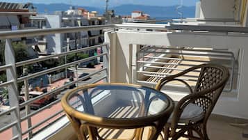 Panoramic Double Room, Balcony, Sea View | Terrace/patio