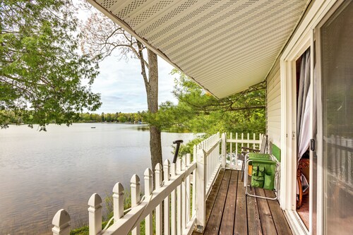 Lakefront Group Getaway w/ Dock in Baldwin!