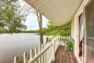 Lakefront Group Getaway w/ Dock in Baldwin!