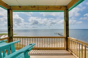 Cottage (1 Bedroom) | Front of property - Beachfront Cottage w/ Dock on Florida Gulf Coast (Carrabelle)