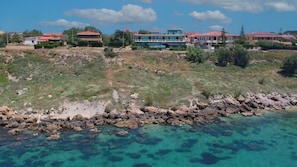 Enjoy a tranquil coastal view from this residential neighborhood.