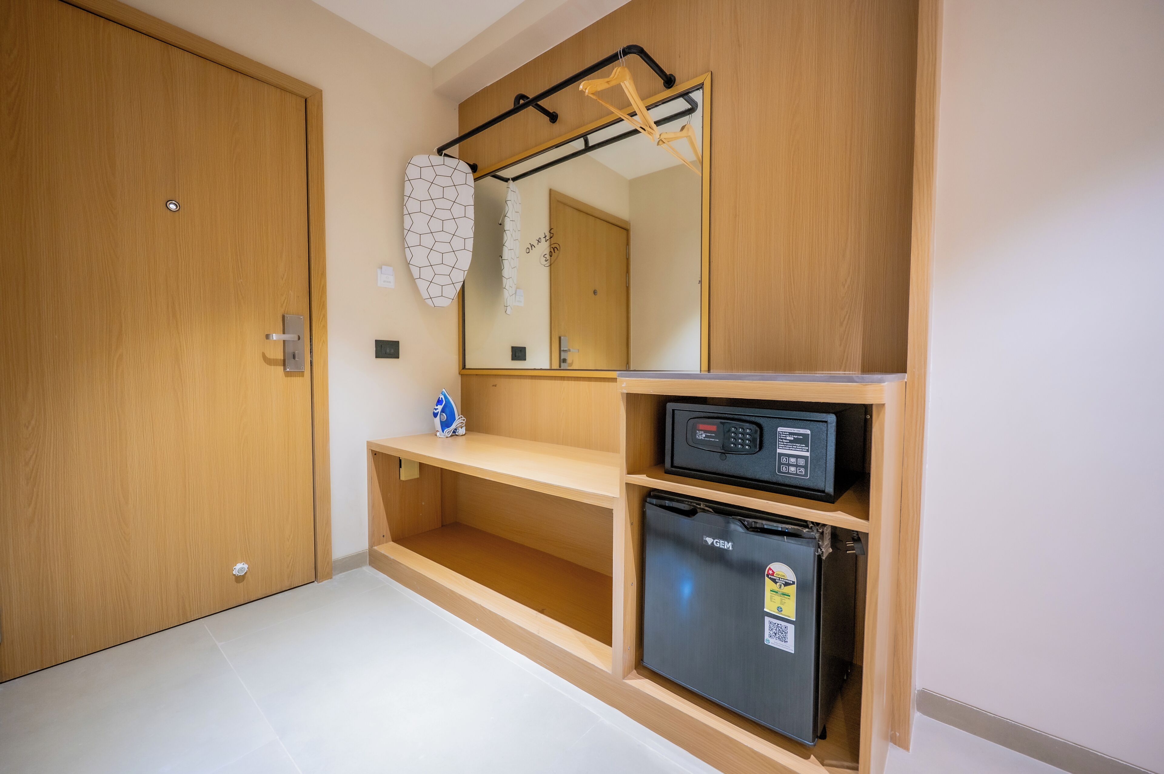 Deluxe Room, City View | In-room safe, desk, laptop workspace, iron/ironing board