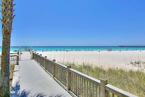 On the beach