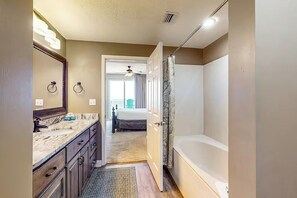 Hair dryer, towels