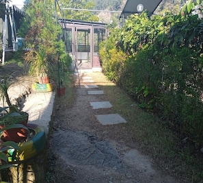 Entrada de la propiedad