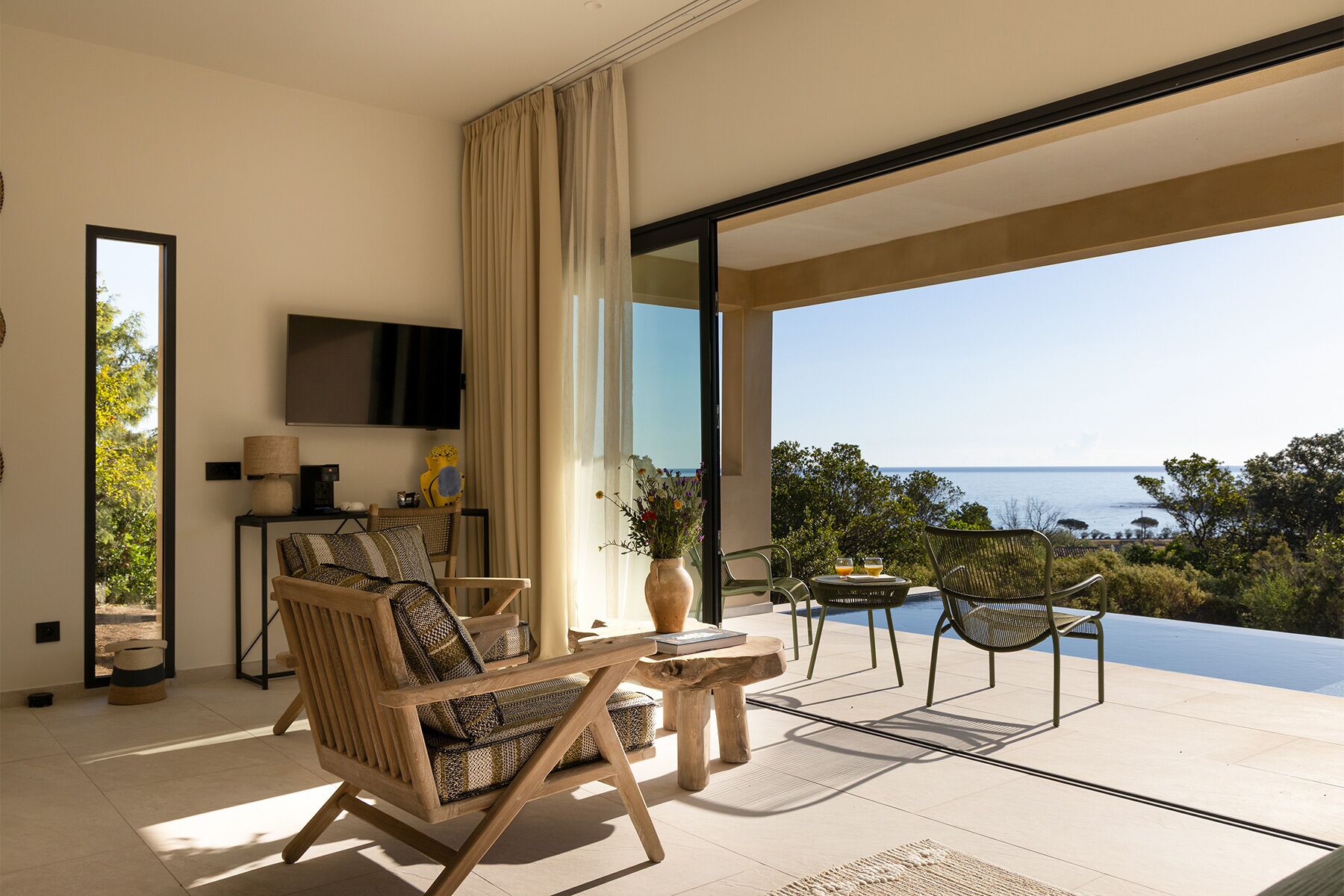 Classic Suite, Ensuite, Sea View (piscine privée) | Lounge