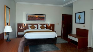 Basic Double Room, Balcony, Pool View | Desk, laptop workspace, free WiFi, bed sheets - Kaslon Hotel Abuja (Abuja)