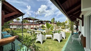 Comfort-dobbeltværelse - terrasse | Terrasse/gårdhave