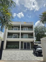 Façade de l’hébergement