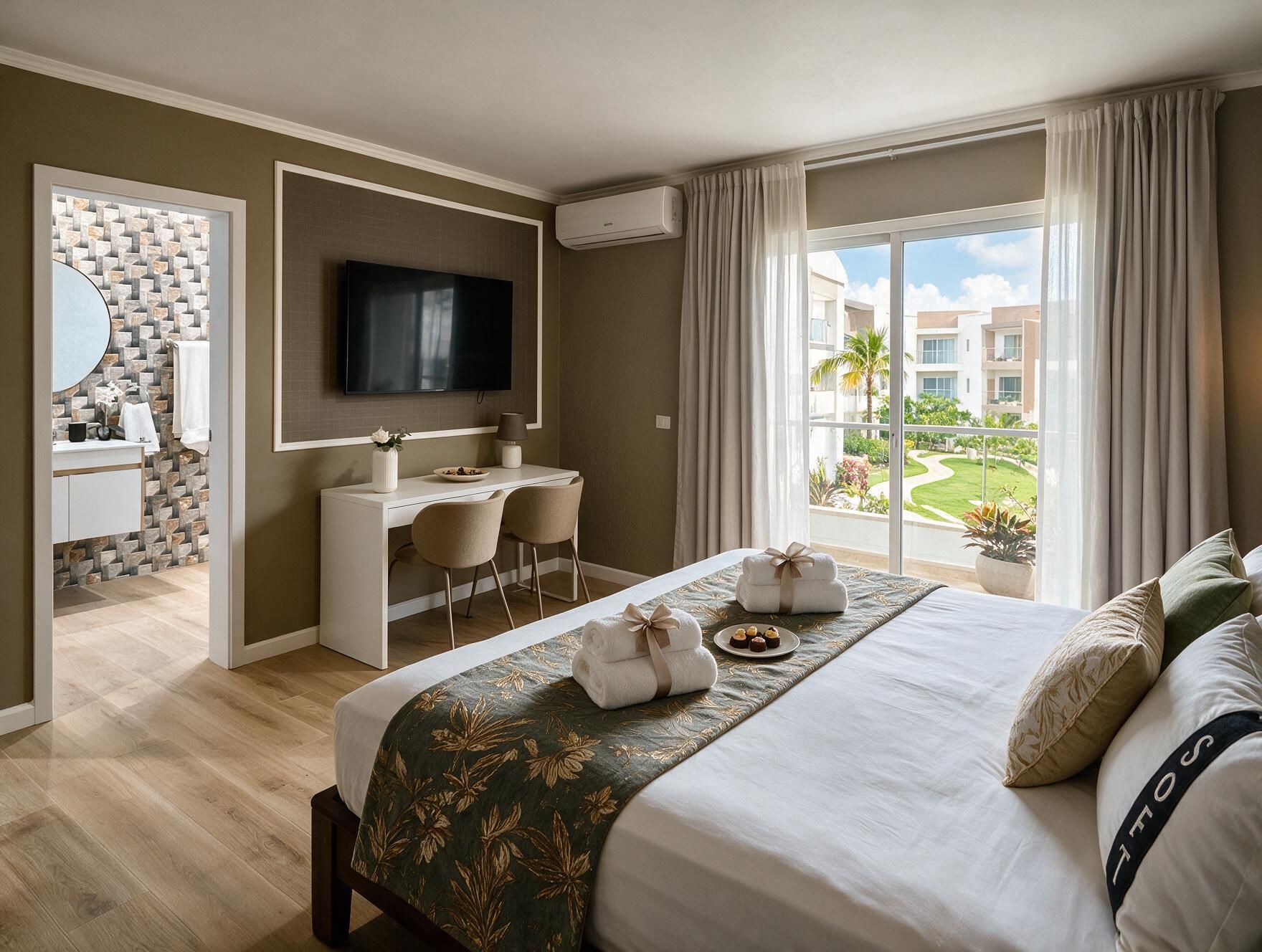 DOBLE SUPERIOR BALCON | Caja fuerte, wifi gratis, decoración individual y ropa de cama