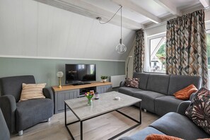 TV connectée, cheminée