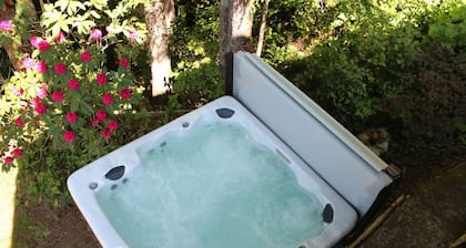 Treehouse Cabin, ocean front, hot tub, 2-4 guests