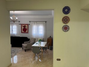 Dining - 349R · Spacious 1BR + Living Room | Rooftop (New Cairo City)