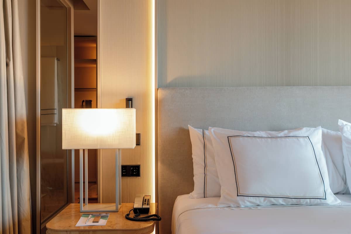 Minibar, in-room safe, desk, blackout curtains