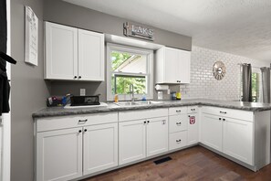 Microwave, oven, stovetop