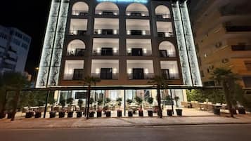 Front of property - evening/night