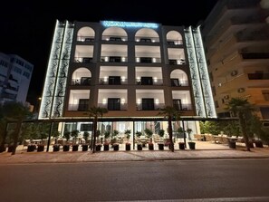 Front of property - evening/night