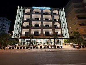 Front of property - evening/night