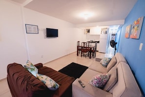 Apartment, 3 Bedrooms, Smoking, City View | Living room - Apartamentos em Ponta Negra Natal-rn com Vista Para o mar 402 (Natal)