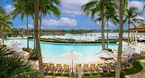 Pool - Luxury Waterfront Rental with wraparound water views at Miromar Lakes, (Miromar Lakes)