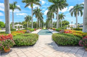 Property grounds - Luxury Waterfront Rental with wraparound water views at Miromar Lakes, (Miromar Lakes)