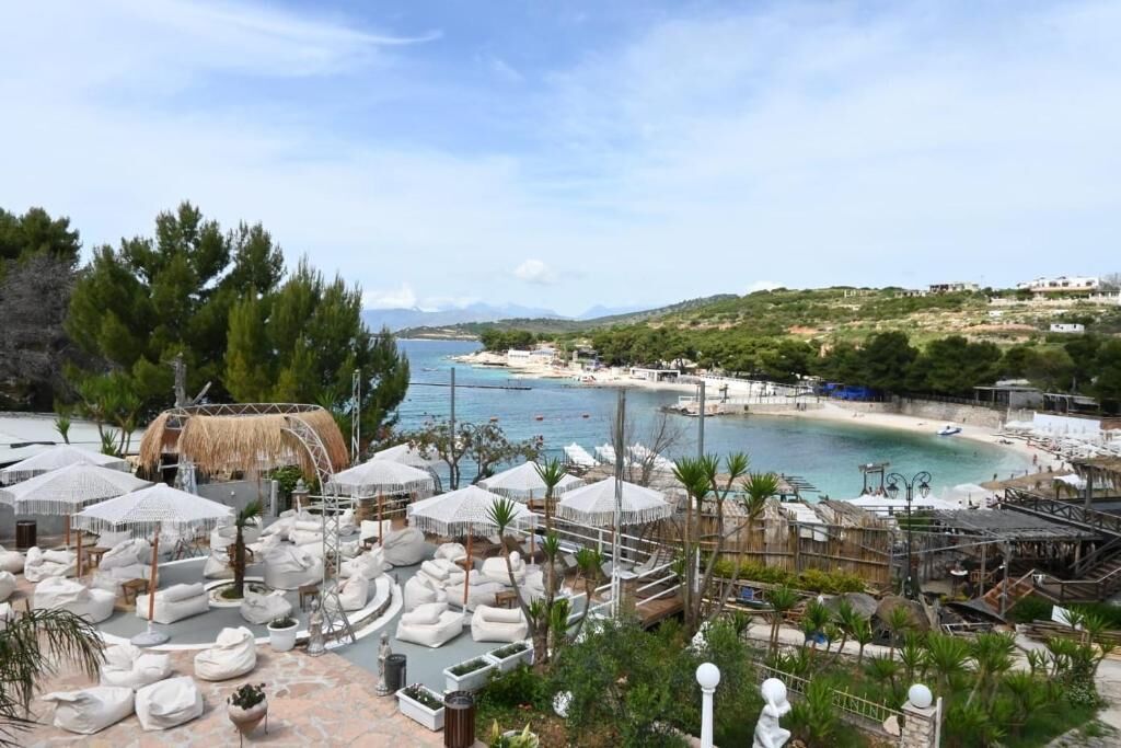 Chambre Double Deluxe, balcon, vue mer | Vue depuis le balcon