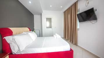 Chambre Double, rez-de-chaussée | Wi-Fi gratuit, draps fournis