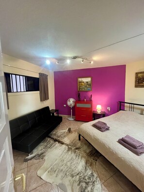 1 chambre, fer et planche à repasser, Wi-Fi, draps fournis