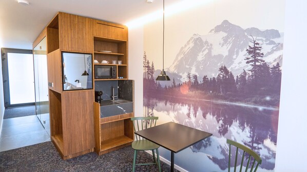 Comfort Double Room | Premium bedding, free minibar, individually decorated, laptop workspace