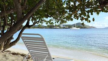 Sun loungers, beach towels