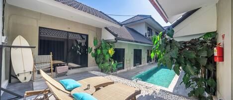 Façade de l’hébergement