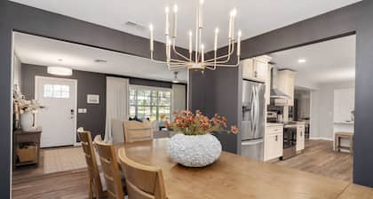 NEW! Designer Pet-Friendly Retreat with Heated Pool
