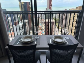 Panoramic Studio, 1 Bedroom, Air conditioning, Ocean View | Beach/ocean view - Bela Hospedagem - 1701 Simple Smart, vista mar (João Pessoa)