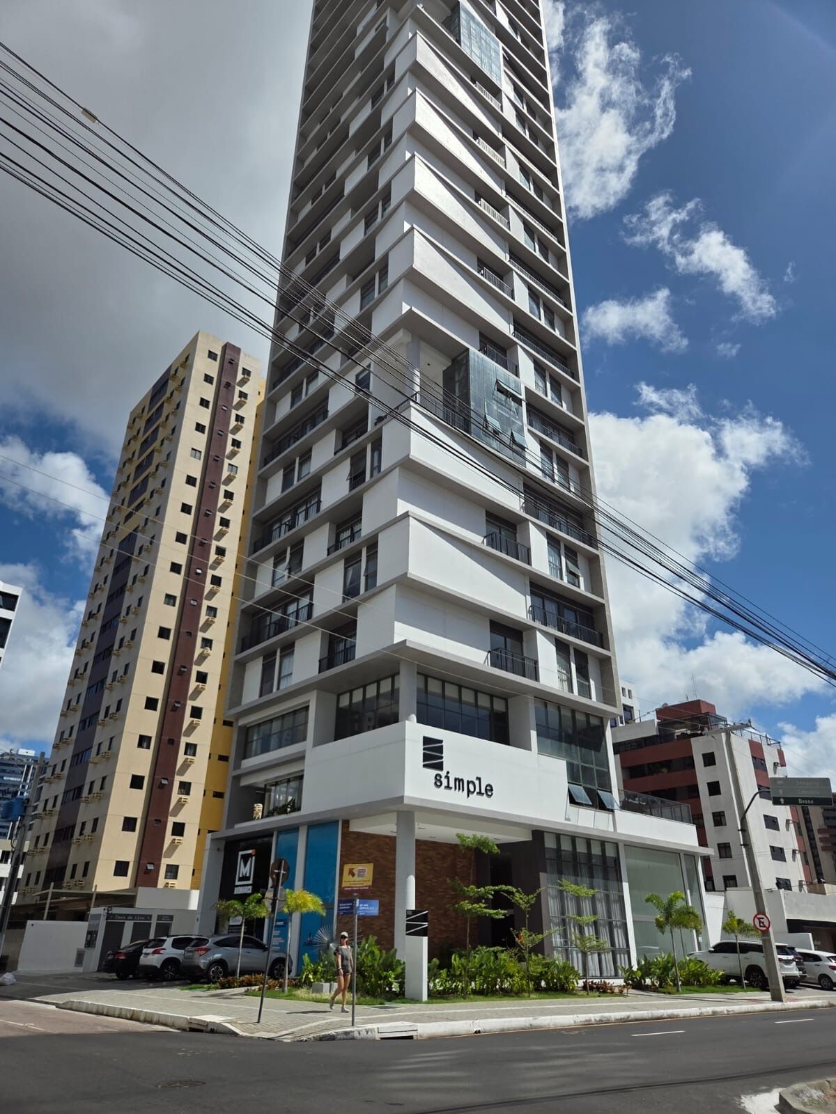 A szálláshely homlokzata