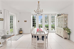 Villa, 5 Bedrooms, Accessible, Balcony | Dining room - Copenhagen Denmark by the Sea Villa Solrød Strand (Solrod Strand)