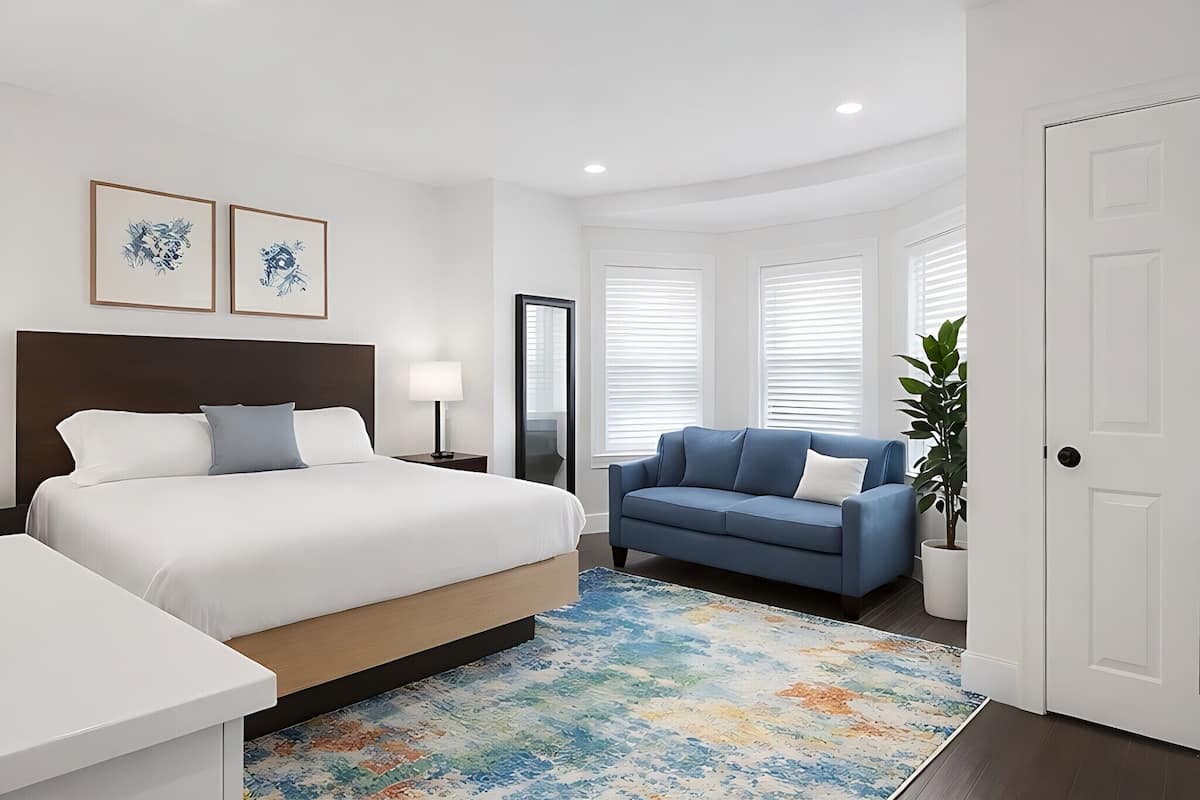 Suíte estúdio superluxo, 1 cama King, para não fumantes, banheiro privativo | Roupas de cama premium