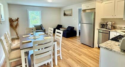 Brand new 2BR, 1.5BA-close to amenities yet feels secluded. 2 story, AC, wifi!