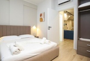 1 bedroom, iron/ironing board, WiFi, bed sheets - Sunny Hill Residence Apartment with Sea View 9 (Vlorë)