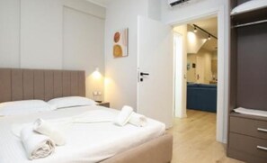 1 bedroom, iron/ironing board, WiFi, bed sheets - Sunny Hill Residence Apartment with Sea View 10 (Vlorë)