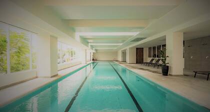 Apartment with swimming pool in condominium near the Guadalajara Zoo and Arena Guadalajara