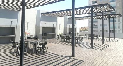 Apartment with swimming pool in condominium near the Guadalajara Zoo and Arena Guadalajara
