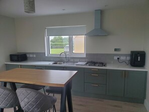 Apartment | Private kitchen | Fridge, microwave, stovetop, electric kettle - Portmagee Seaside Retreat (Portmagee)