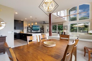 公寓式客房, 多张床 (Kona Sea Ridge#A4) | 用餐