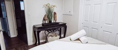 4 soverom, strykejern/-brett, reiseseng for barn og wi-fi