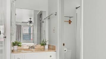Shower, hair dryer